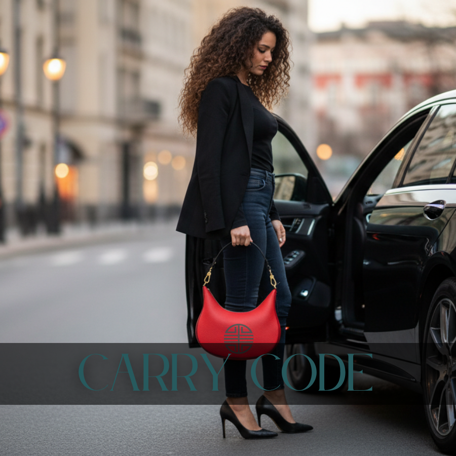 Turn every arrival into a statement with the Amore Piero signature bag. Designed to command attention, its sleek silhouette and striking red finish embody confidence, elegance, and modern luxury—perfect for those who make their mark without saying a word.