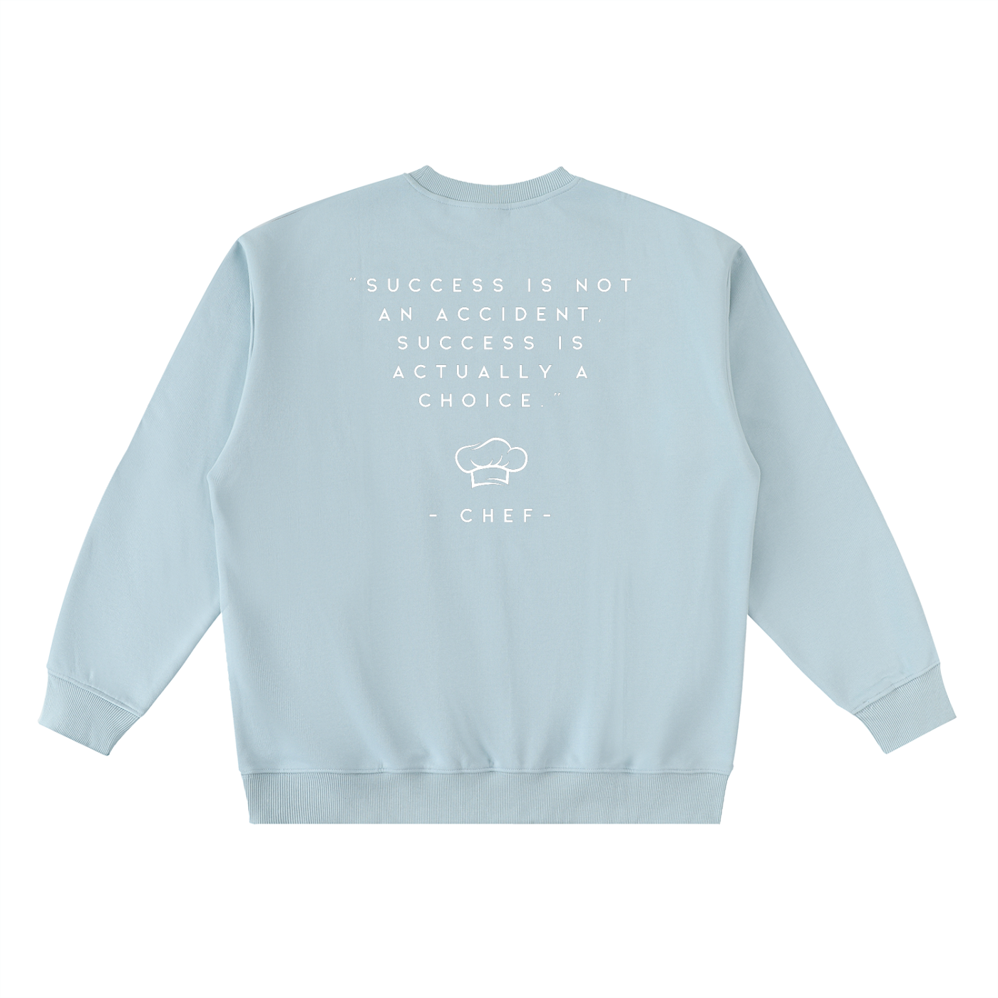 Ambition Oversized Crewneck Taped Sweatshirt Light Logo 30