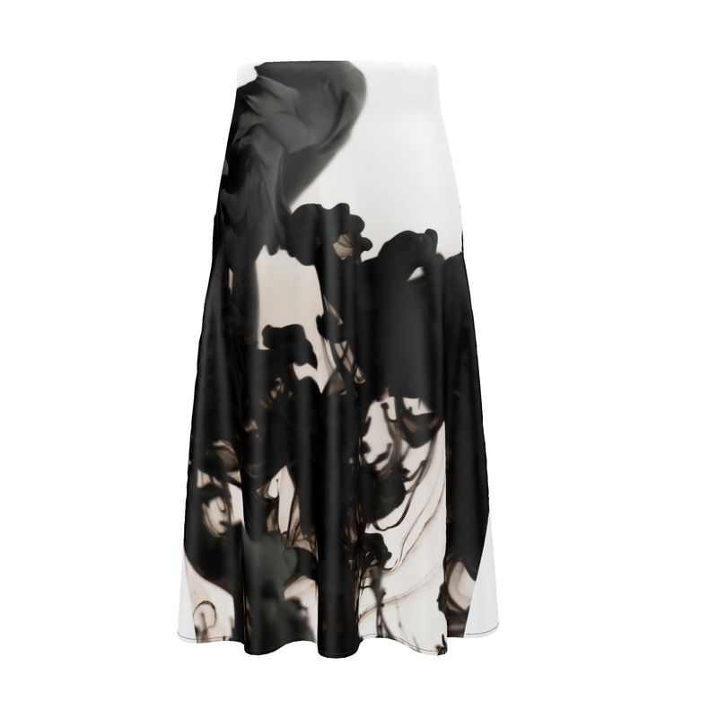 Ink Noir Bomber Jacket & Skirt Set