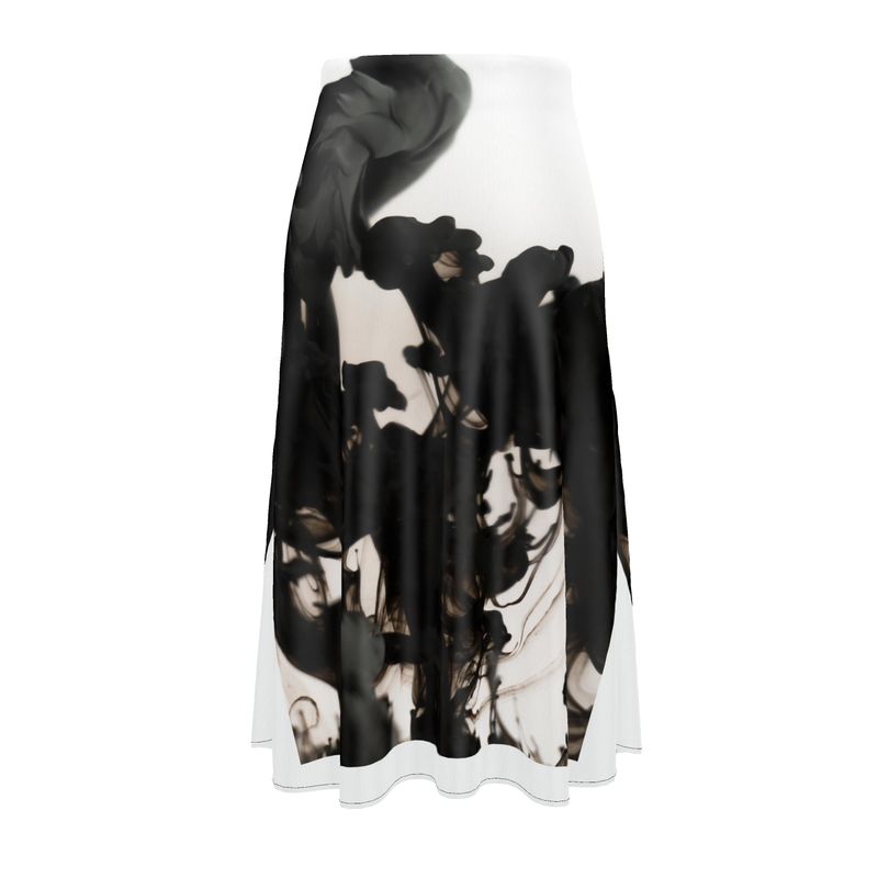 Ink Noir Bomber Jacket & Skirt Set