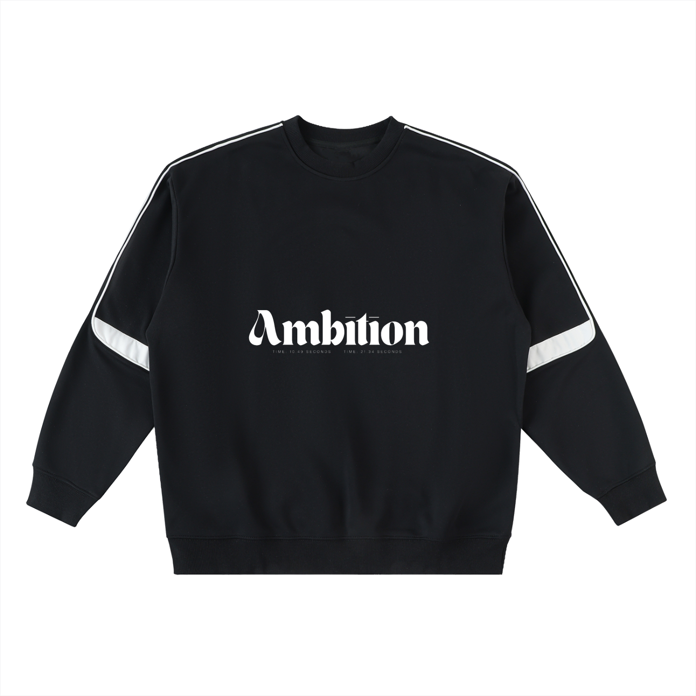 Women's Oversized Crewneck Taped Sweatshirt