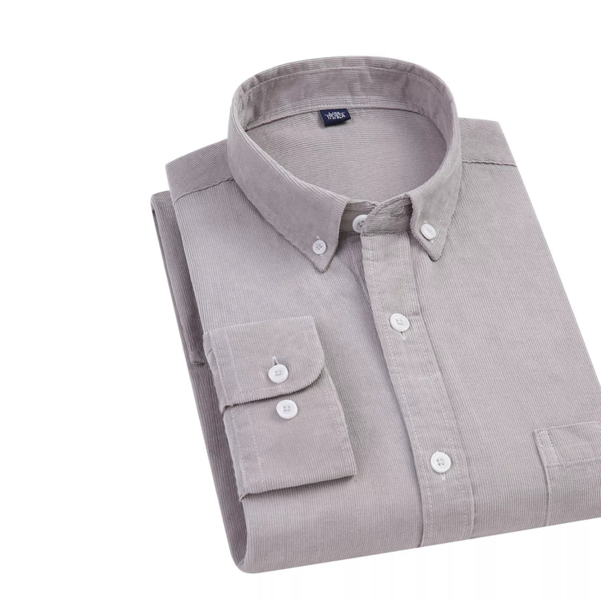 Men's Full Size Corduroy Long Sleeve