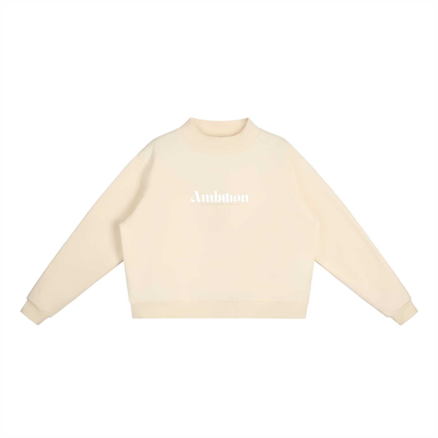 Mock-CrewNeck Sweatshirt