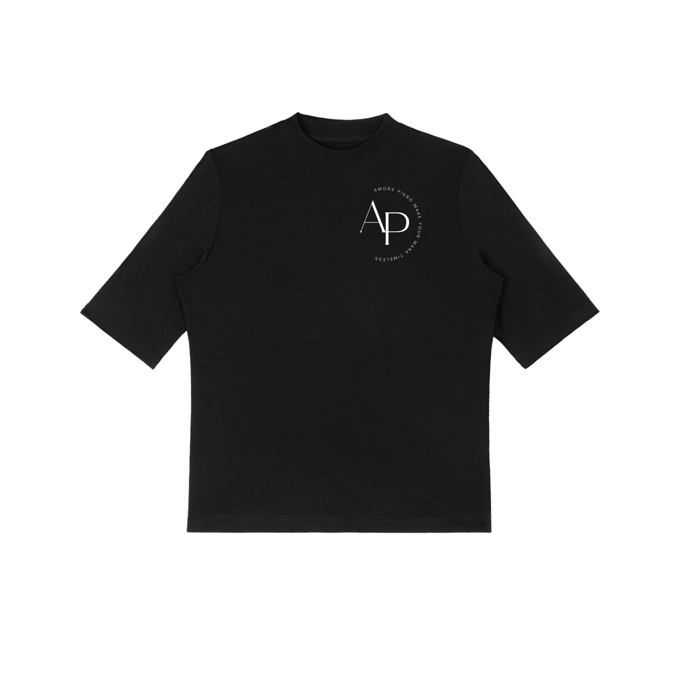 Essential Mock Neck Short Sleeve T-Shirt