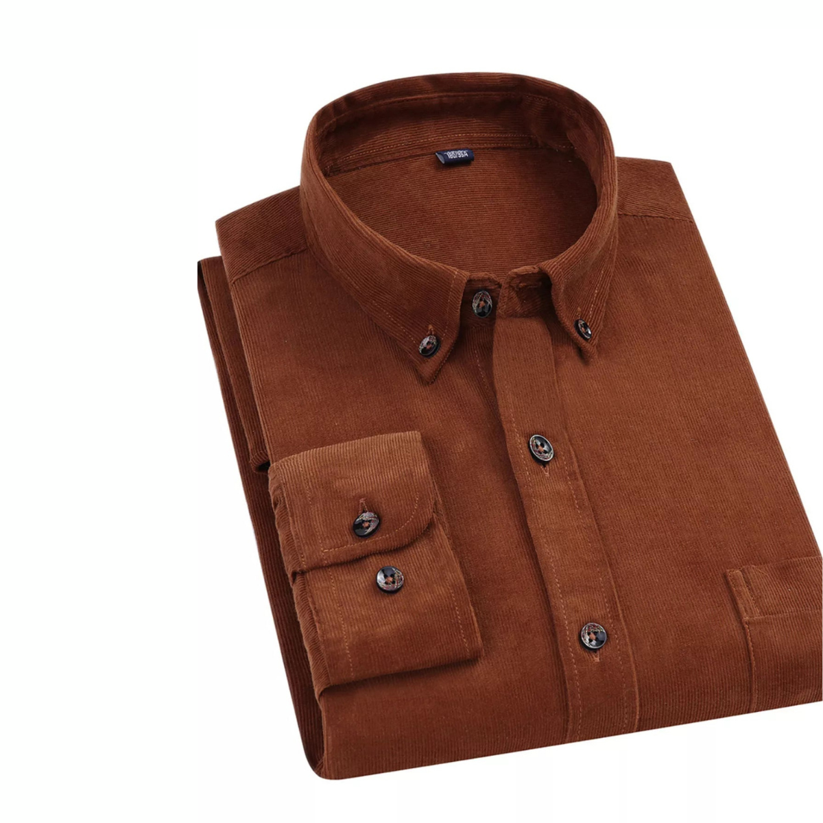 Men's Full Size Corduroy Long Sleeve