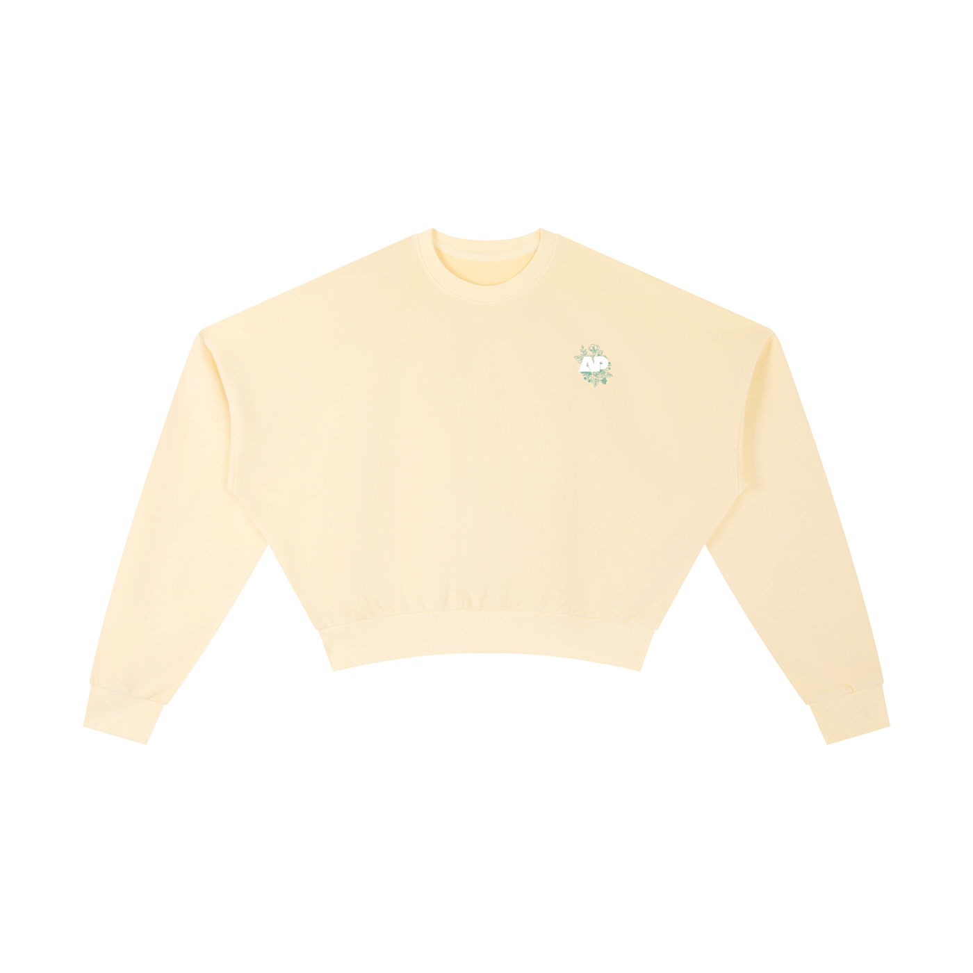 Vintage Washed Cropped Sweatshirt