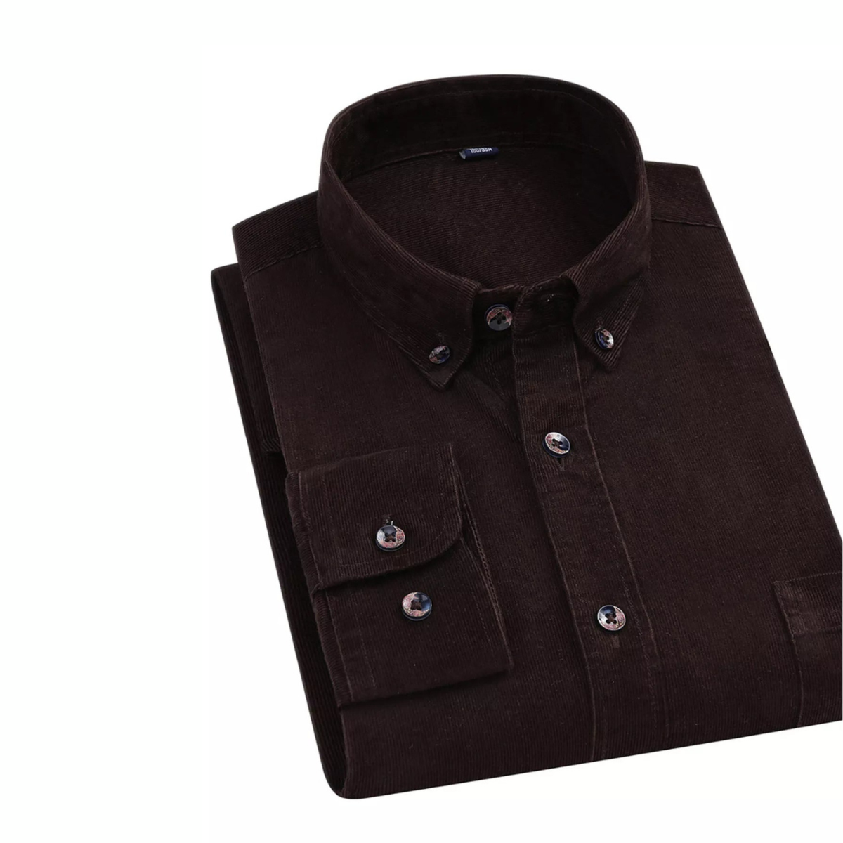 Men's Full Size Corduroy Long Sleeve