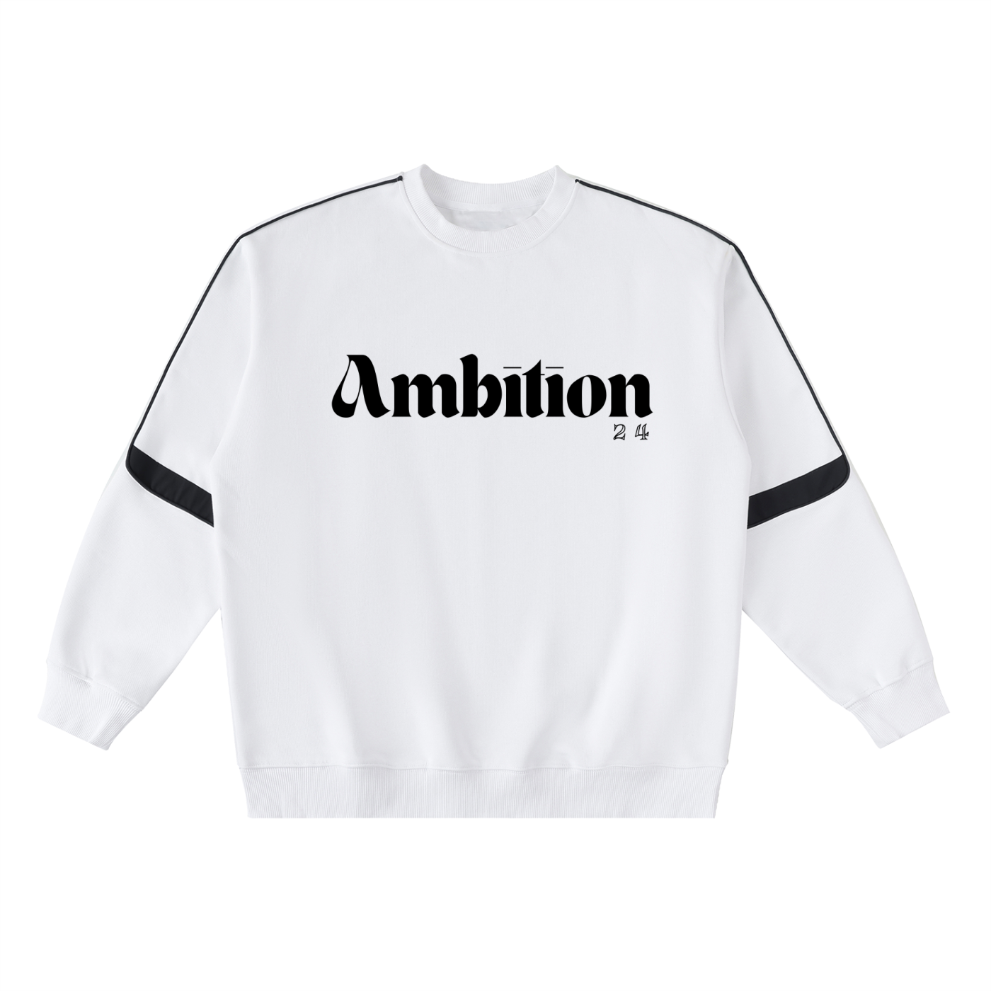 Ambition Oversized Crewneck Taped Sweatshirt 24