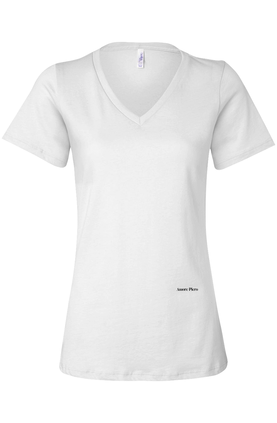 Amore Casual V-Neck Tee bl