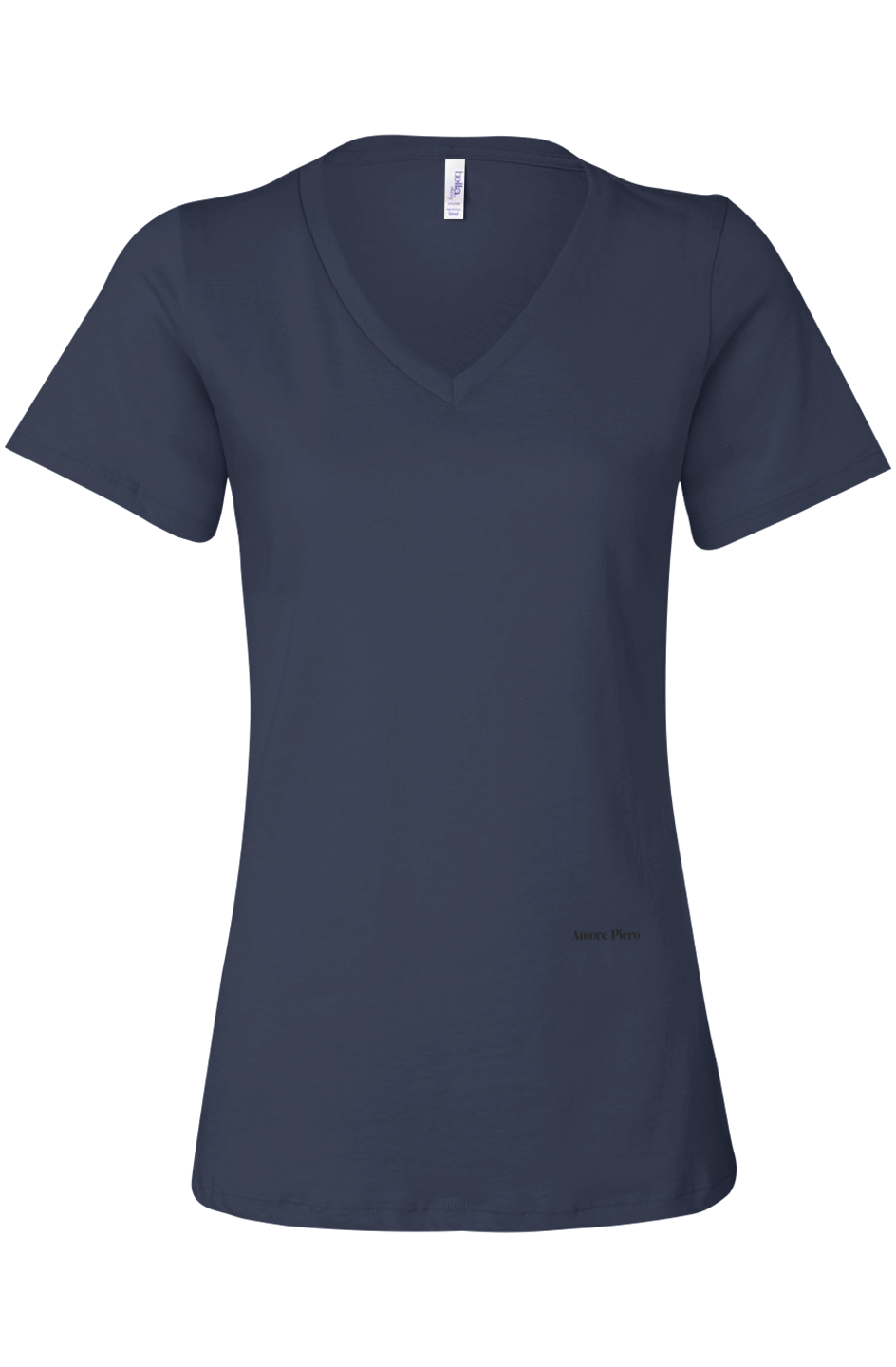 Amore Casual V-Neck Tee bl