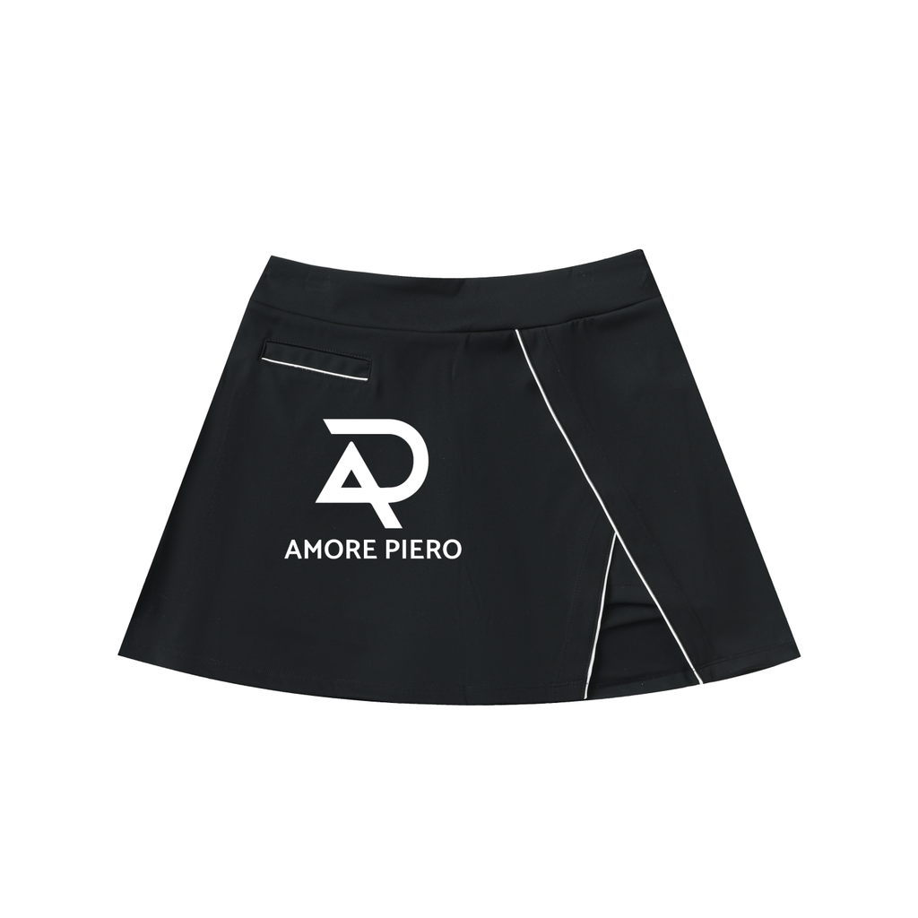 Womens High-Waist Pocketed A-Line Skirt