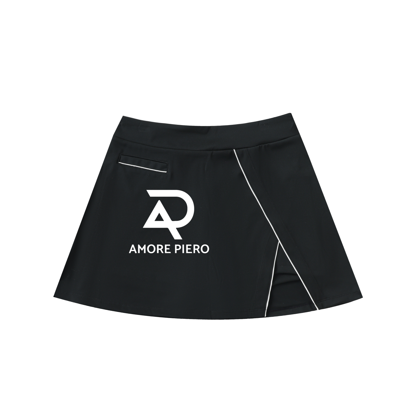 Womens High-Waist Pocketed A-Line Skirt