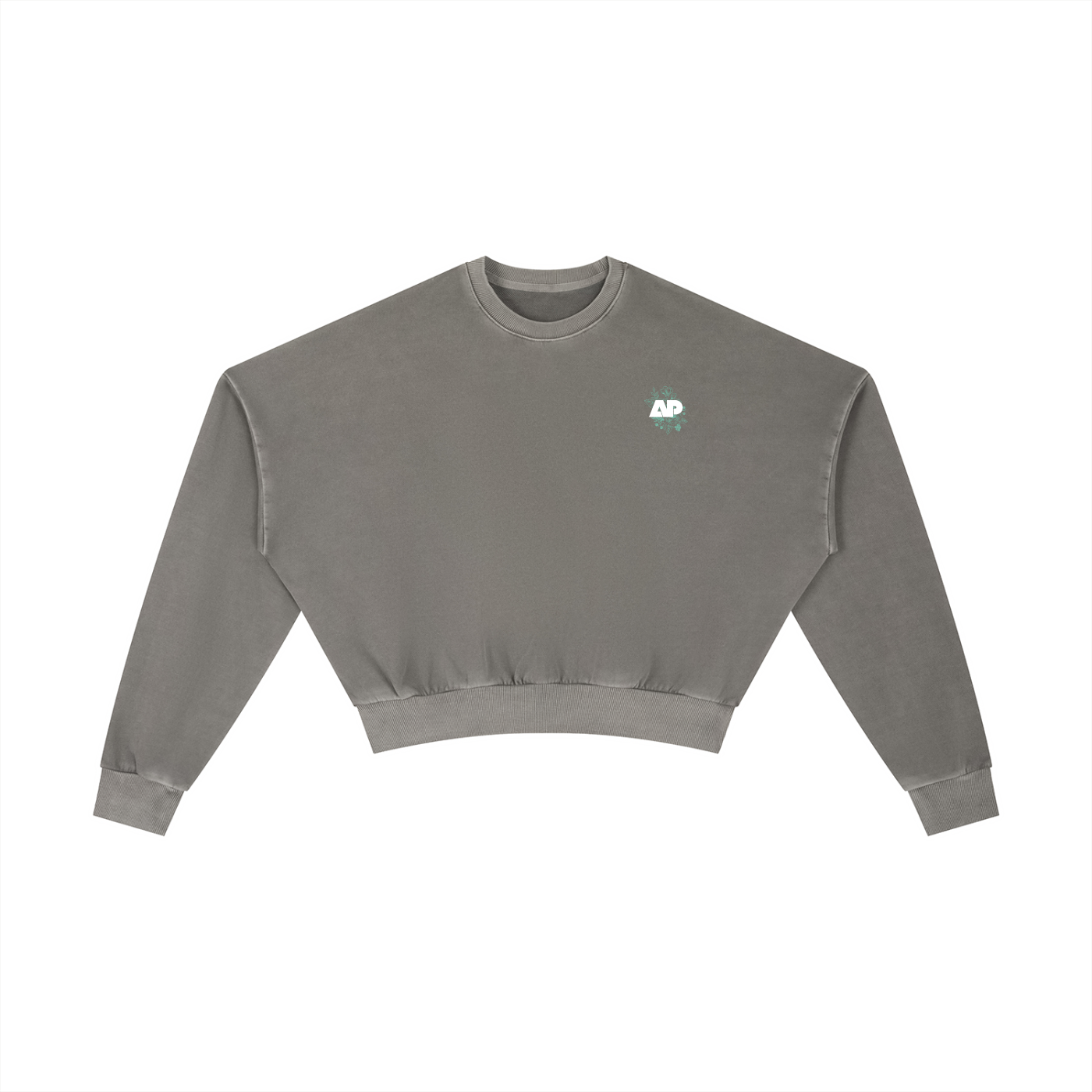 Vintage Washed Cropped Sweatshirt