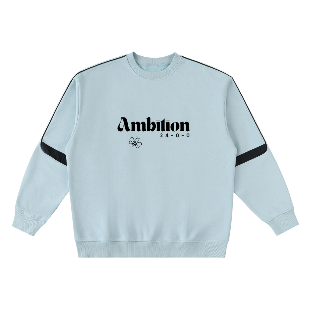Oversized Crewneck Taped Sweatshirt