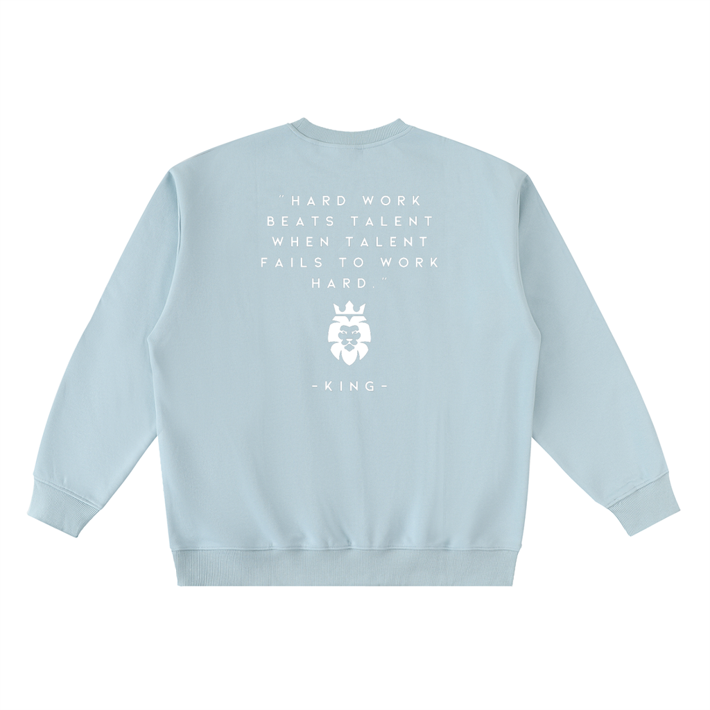 Ambition Oversized Crewneck Taped Sweatshirt Light Logo 23.6