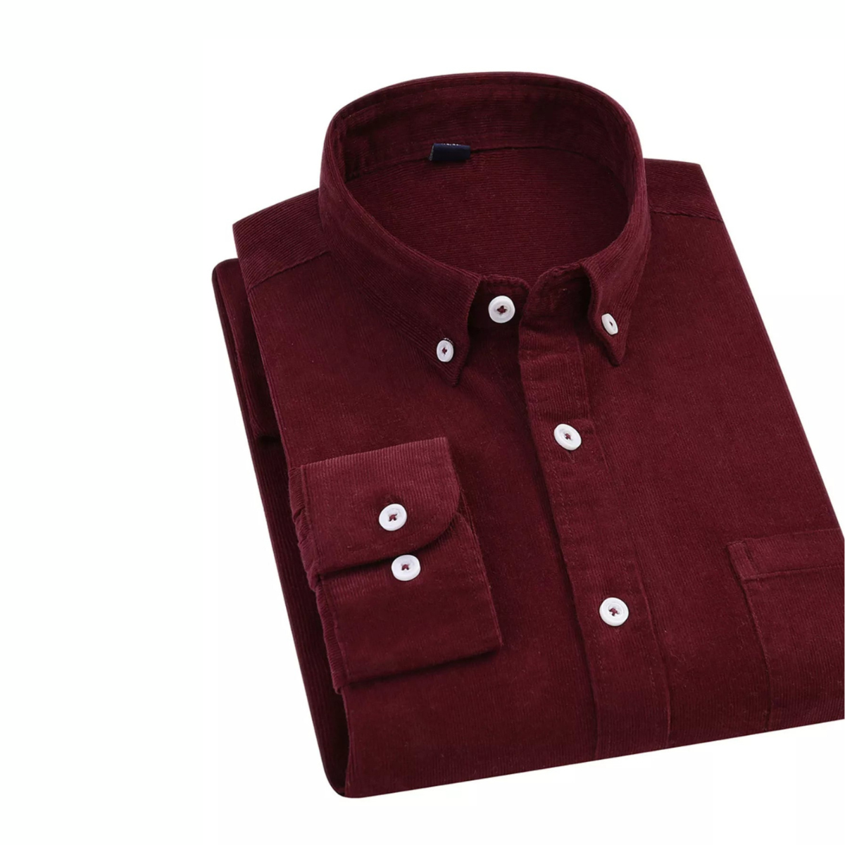 Men's Full Size Corduroy Long Sleeve