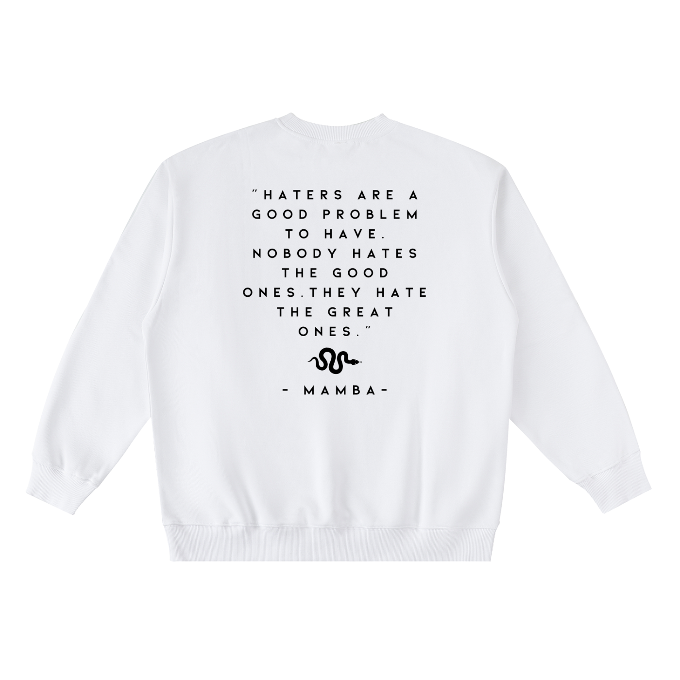 Ambition Oversized Crewneck Taped Sweatshirt 24
