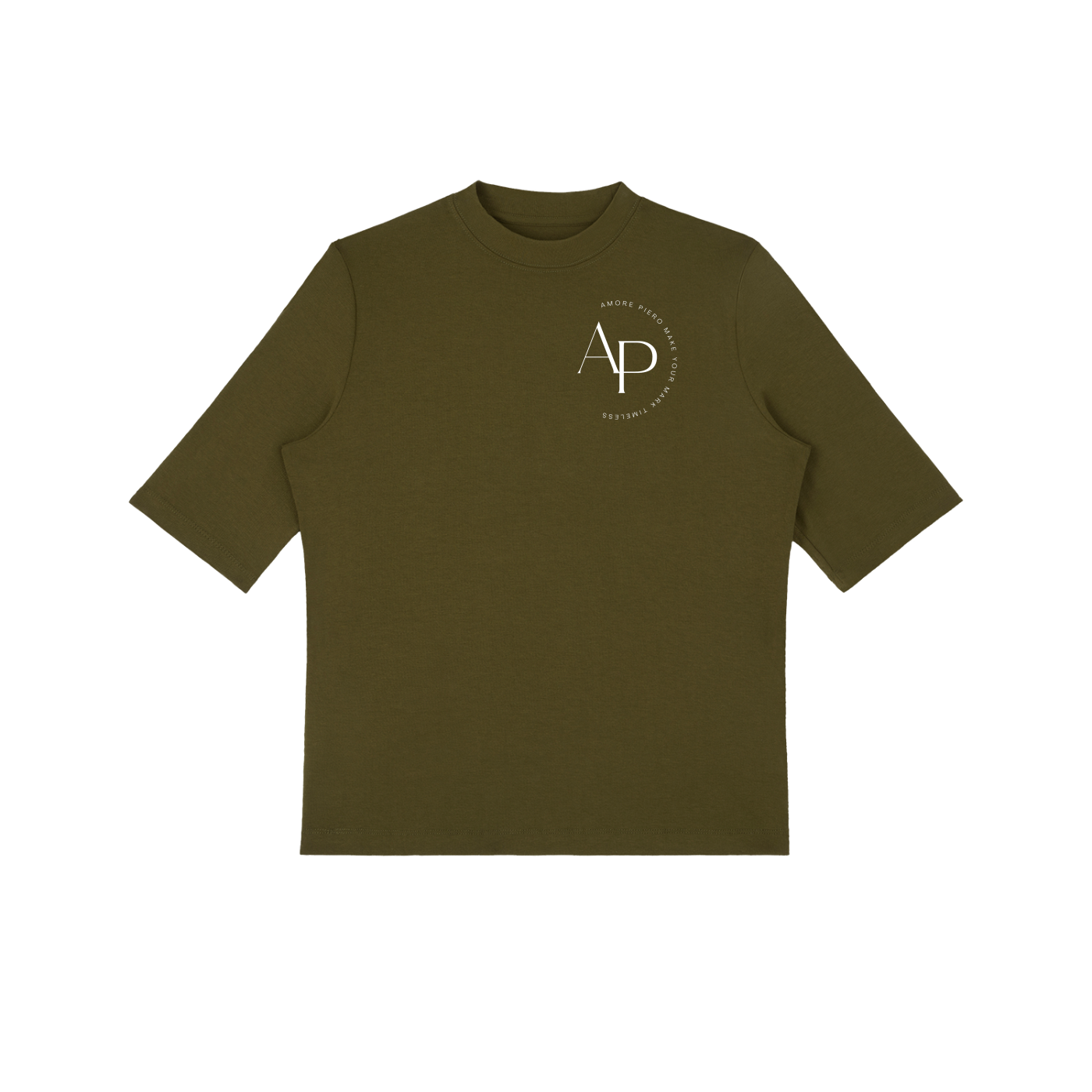 Essential Mock Neck Short Sleeve T-Shirt