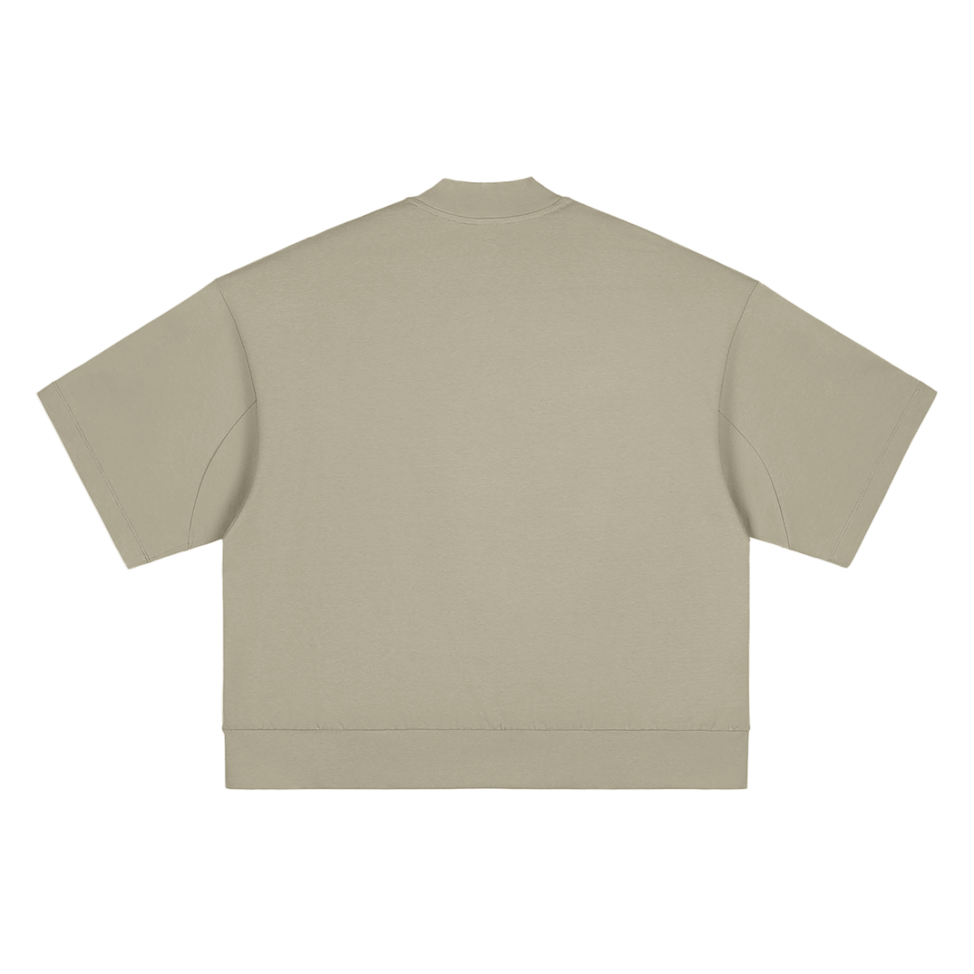 Heavyweight Oversized Mock Neck T-shirt