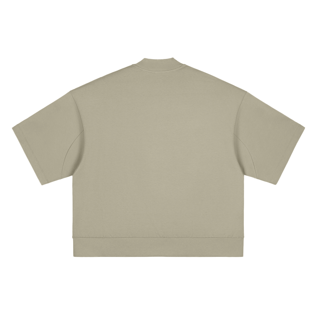 Amore Heavyweight Oversized Mock Neck T-shirt