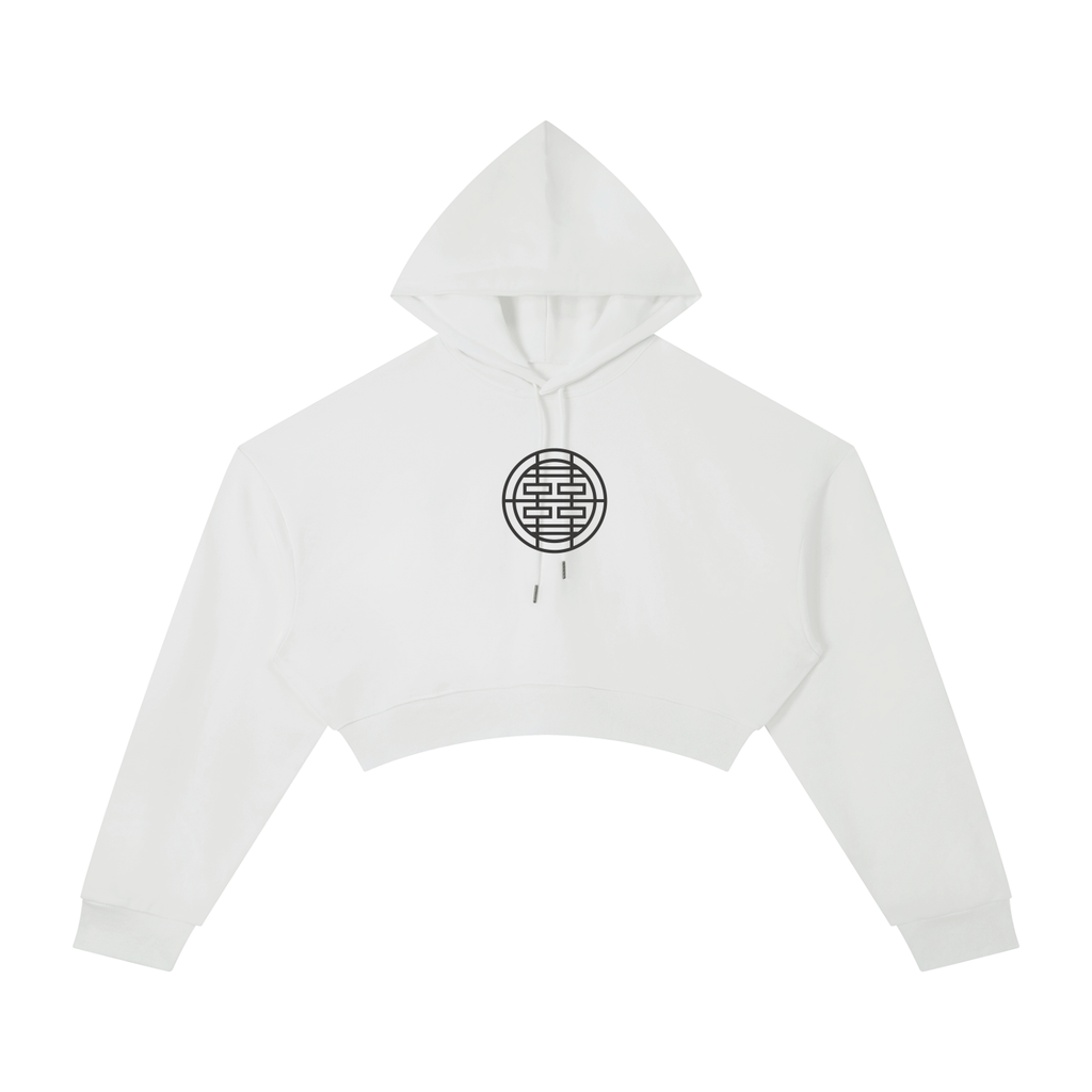 Amore Oversized Cropped Hoodie