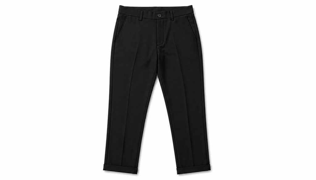 Loose Fit Straight Leg Pants.