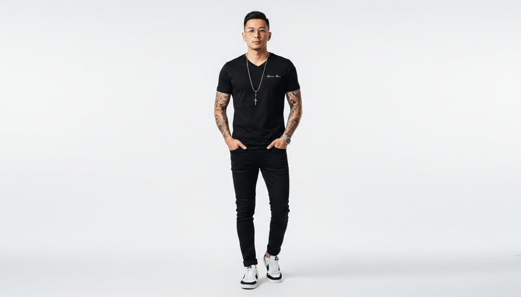 Amore Short Sleeve V-Neck T-Shirt WL