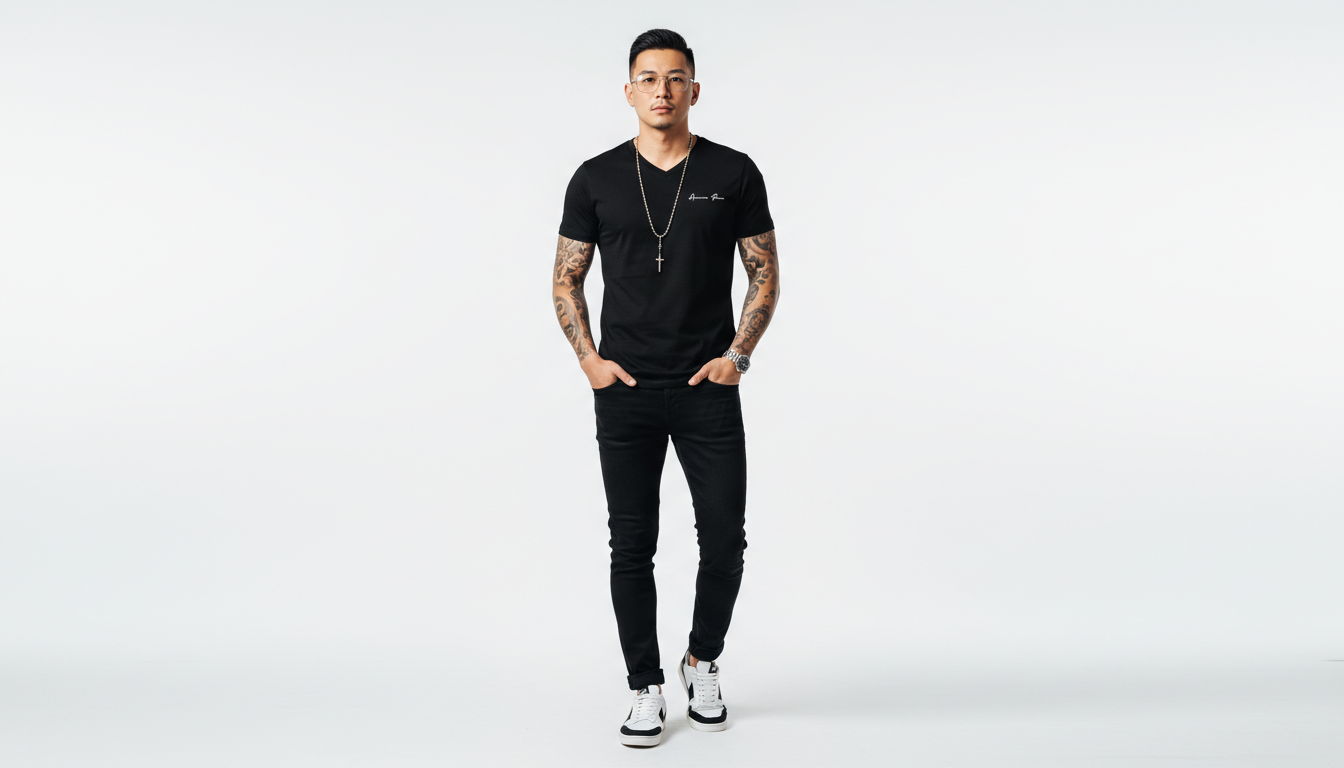 Amore Short Sleeve V-Neck T-Shirt WL
