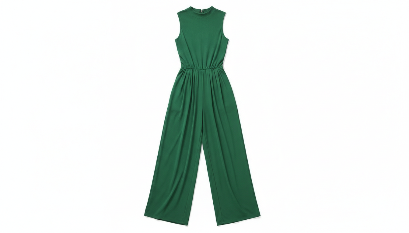 Sleeveless Wide Leg Jumpsuit