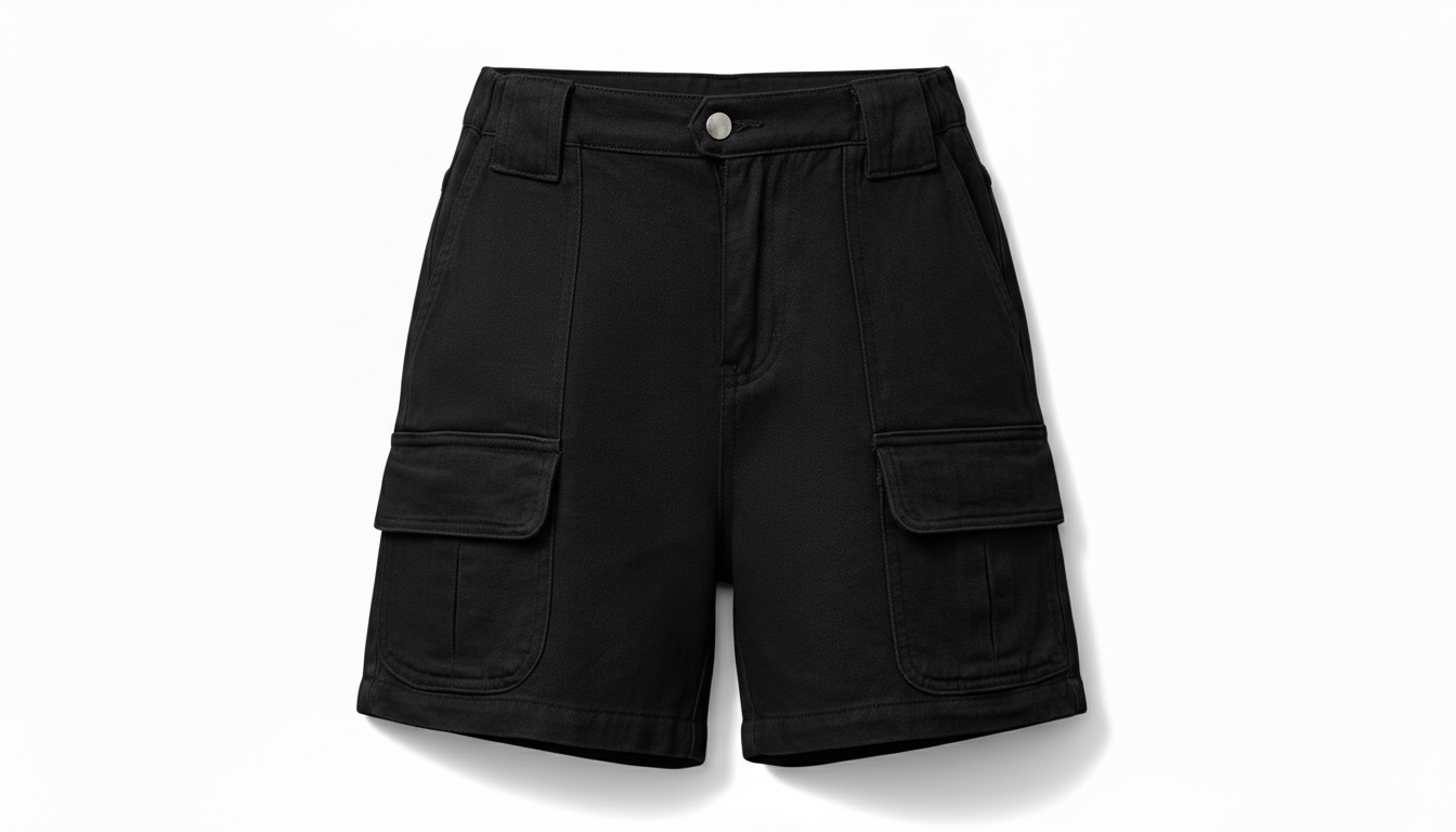 High Waist Pocketed Shorts