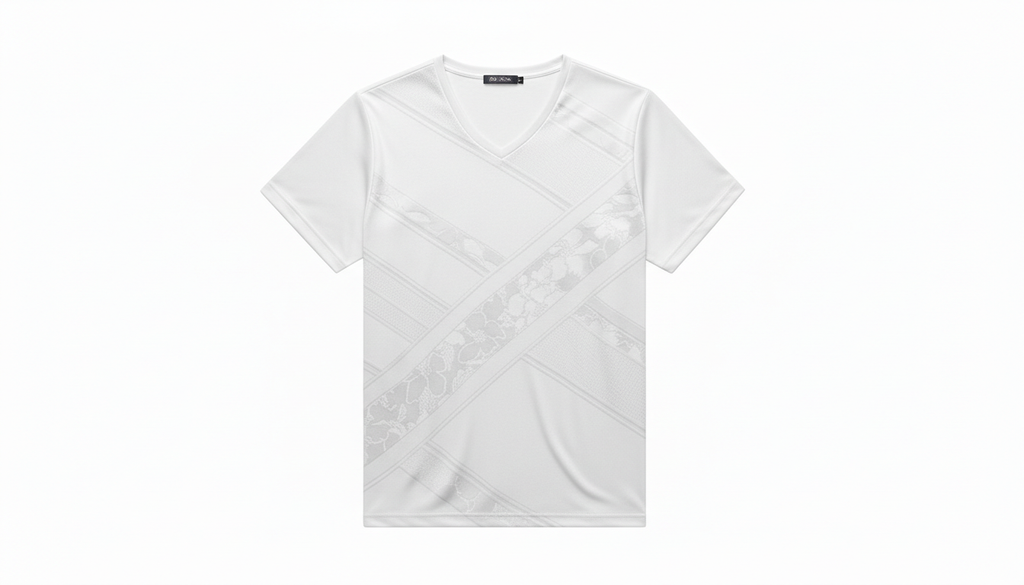Men's Plus Size V-Neck Short Sleeve T-Shirt