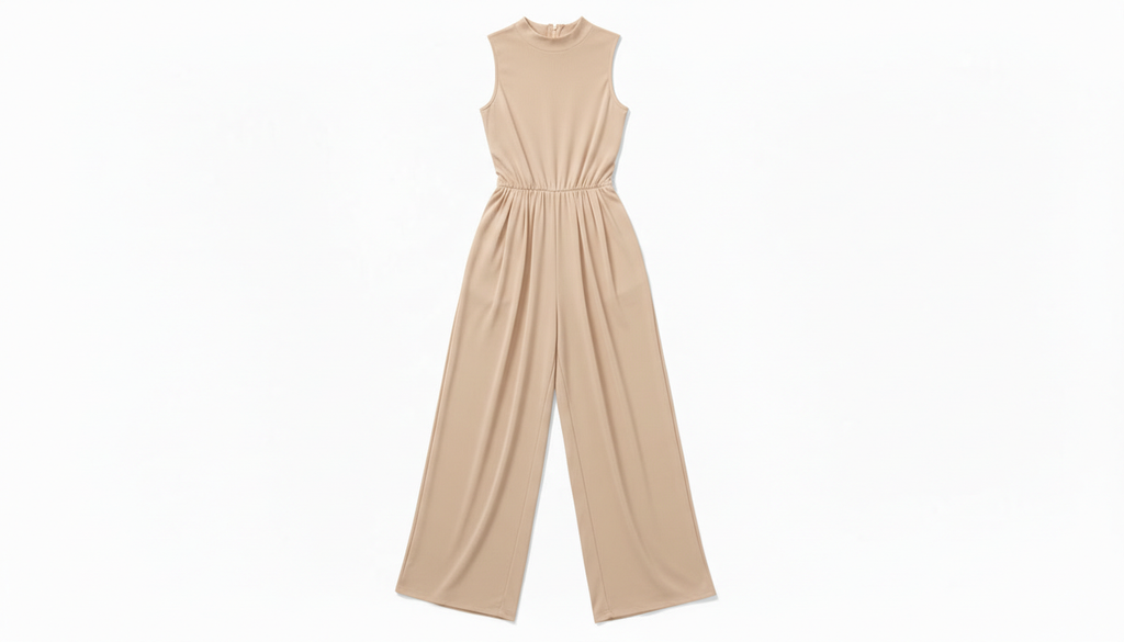 Sleeveless Wide Leg Jumpsuit