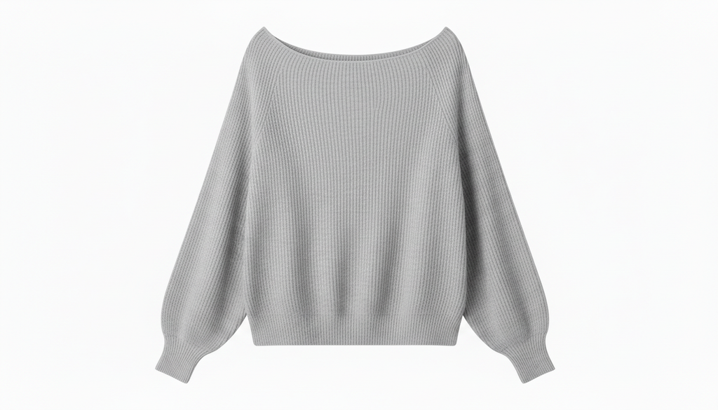 Single Shoulder Knit Sweater