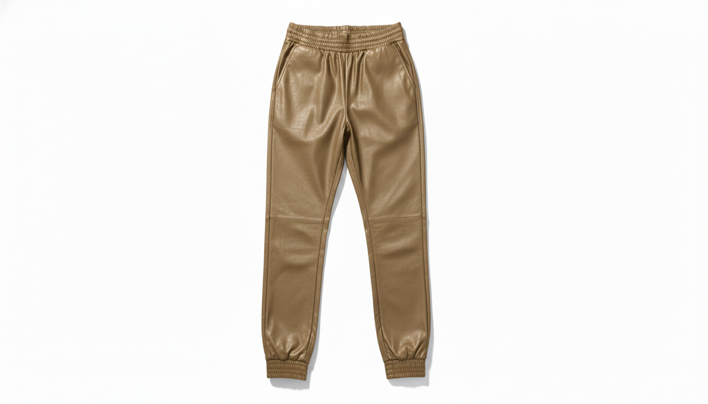 Smocked High Waist Pants with Pockets