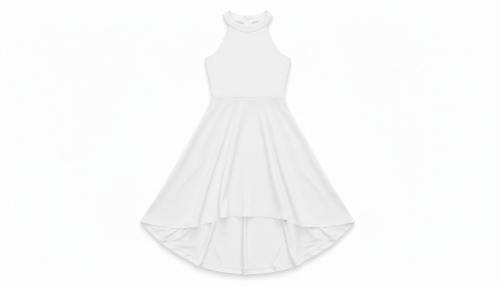 High-Low Hem Sleeveless Dress