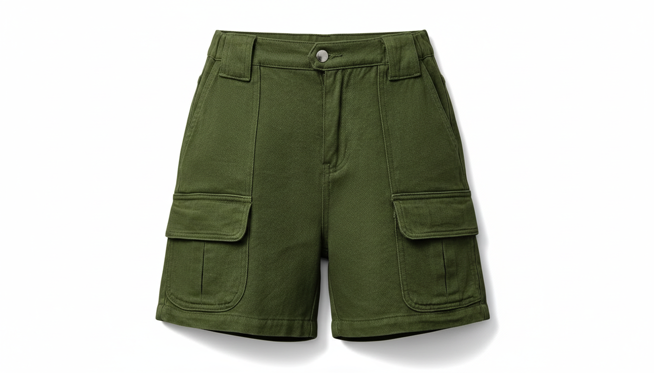 High Waist Pocketed Shorts