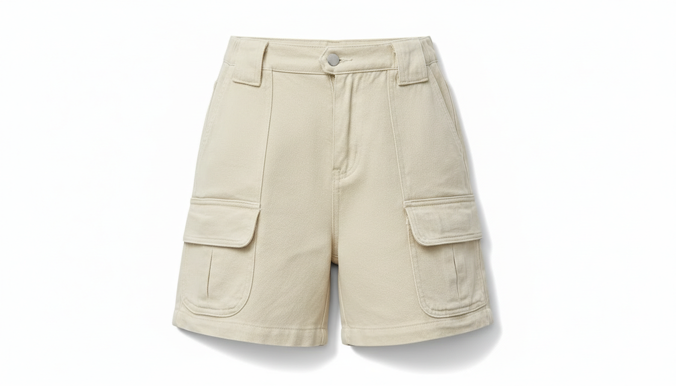 High Waist Pocketed Shorts