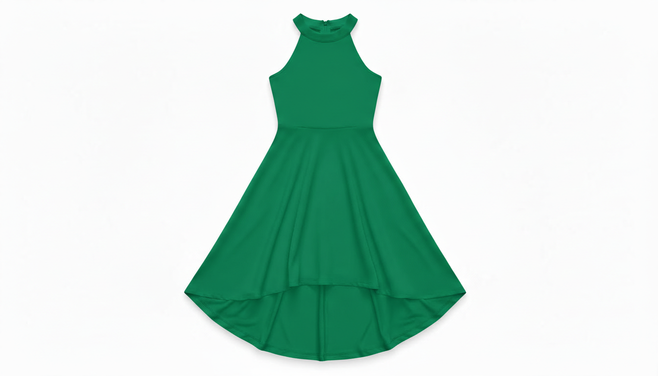 High-Low Hem Sleeveless Dress
