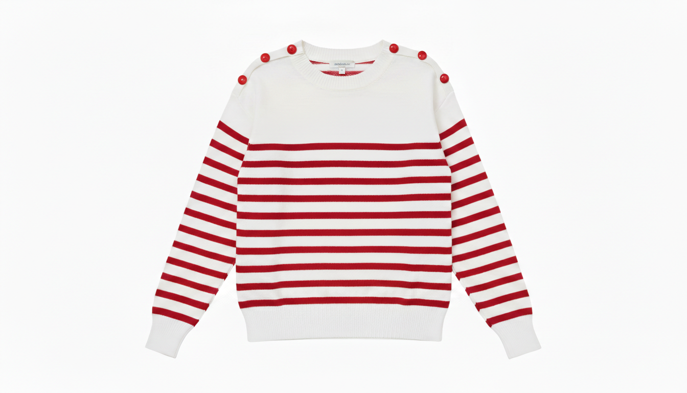 Nautical Striped Knit Top
