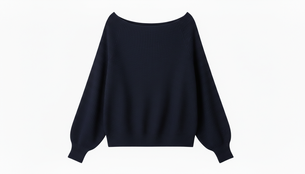 Single Shoulder Knit Sweater