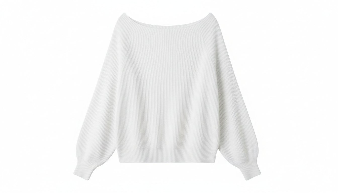 Single Shoulder Knit Sweater