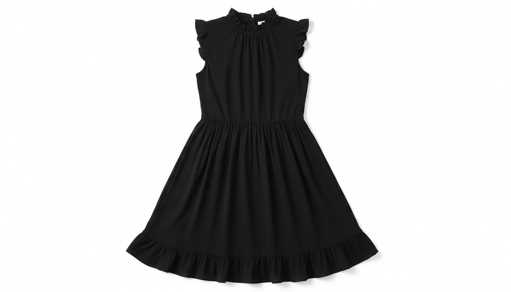 Ruffled Sleeveless Mini Dress