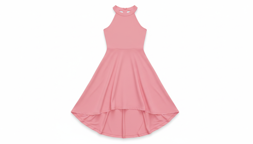 High-Low Hem Sleeveless Dress