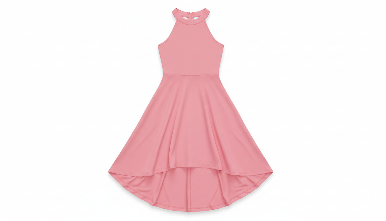 High-Low Hem Sleeveless Dress