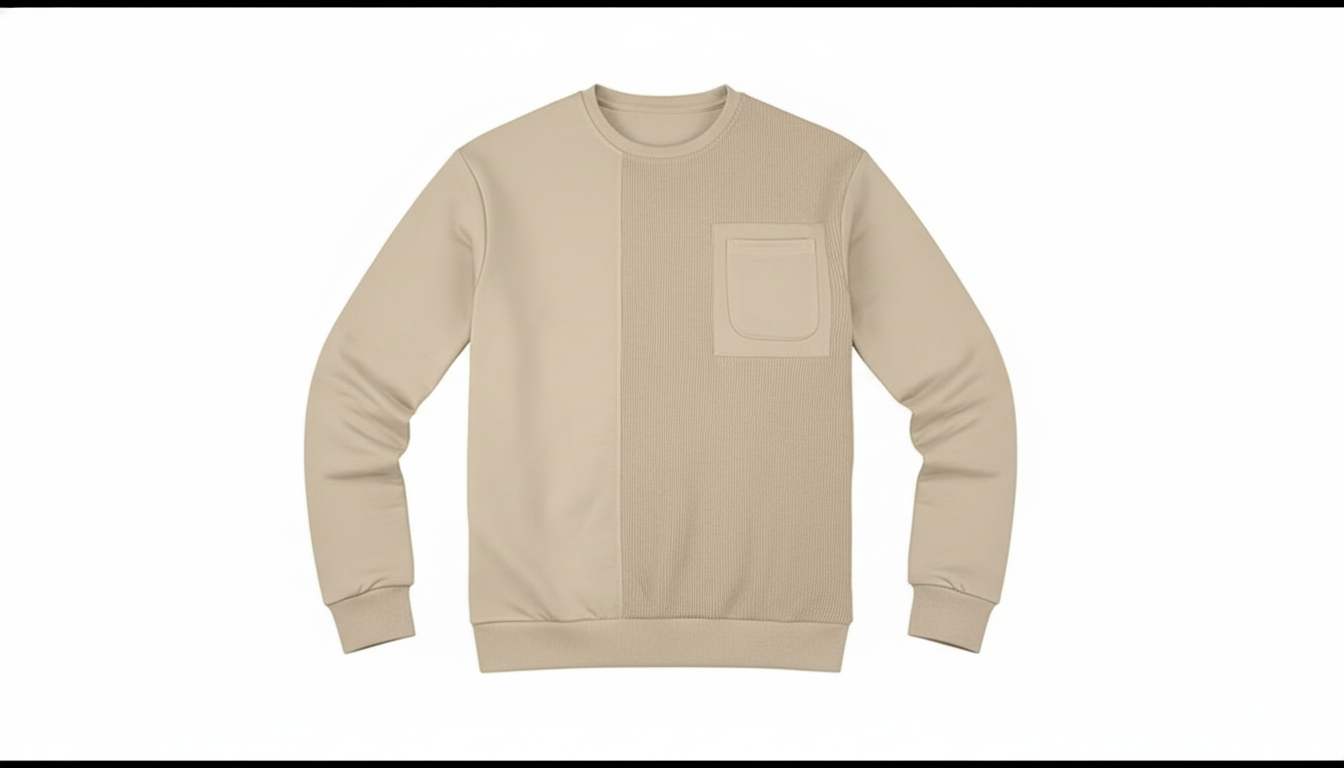 Men's Full Size Round Neck Long Sleeve Sweatshirt Plus Size