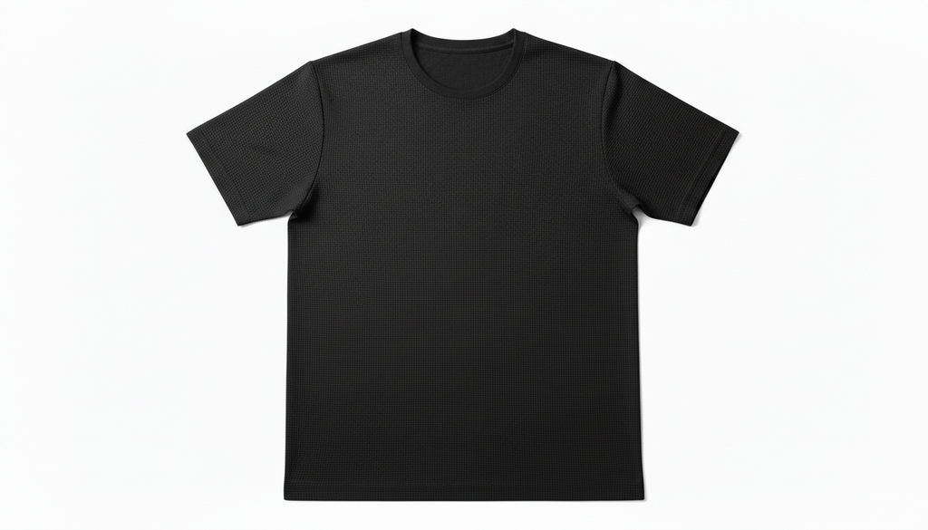 Men's Plus Size Breathable Texture Short Sleeve T-Shirt