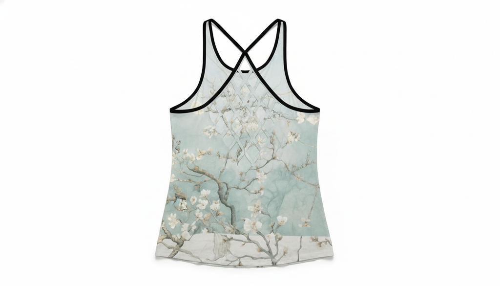Criss-Cross Open Back Tank Top