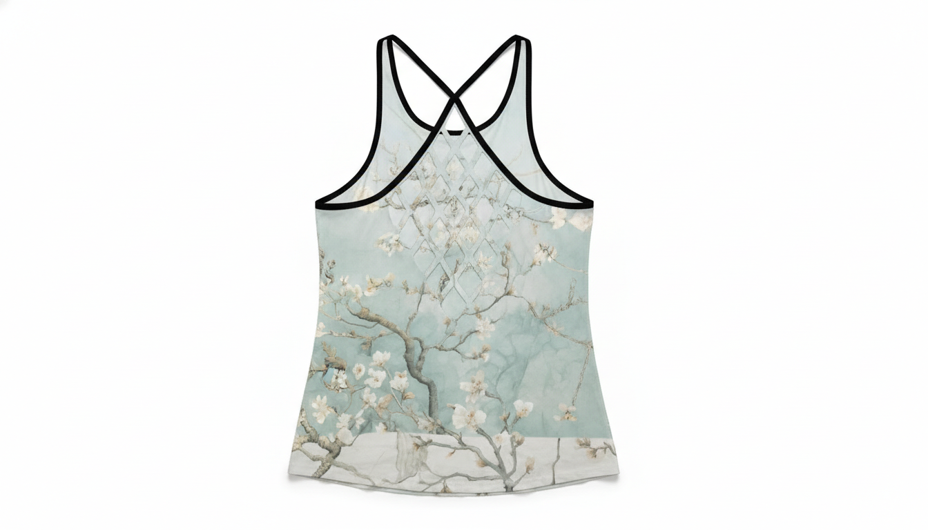 Criss-Cross Open Back Tank Top