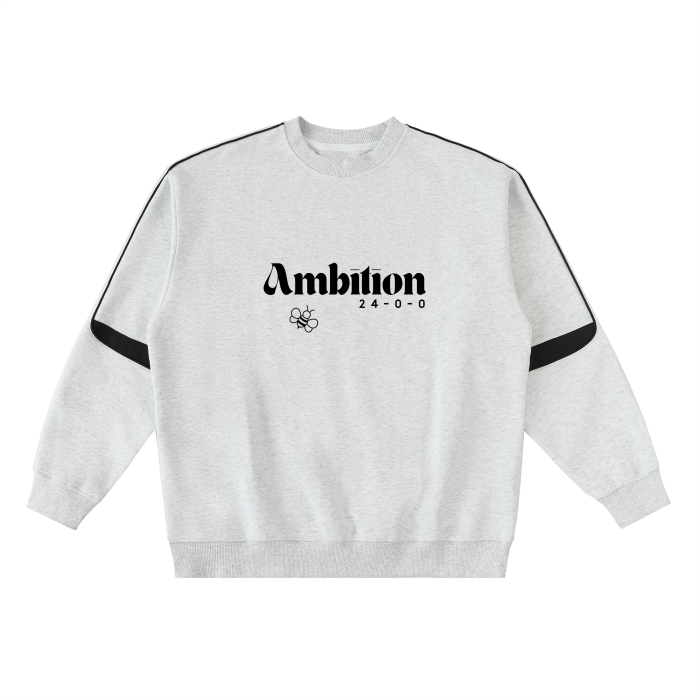 Oversized Crewneck Taped Sweatshirt