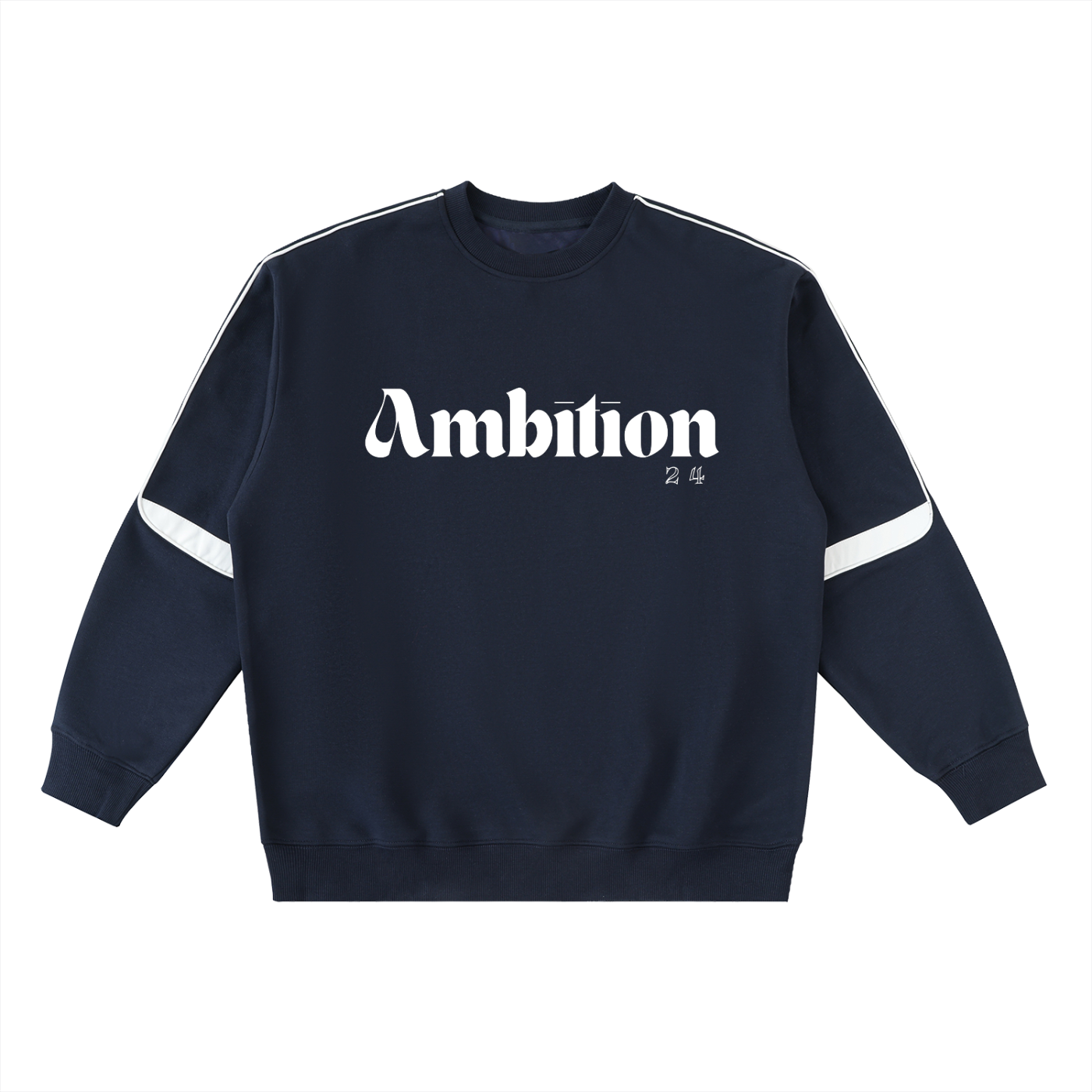 Ambition Oversized Crewneck Taped Sweatshirt 24